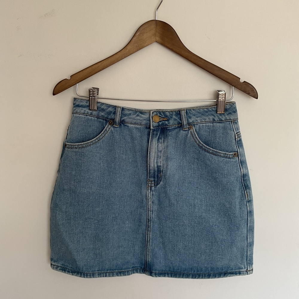 Forever 21 Mini Jeans Pencil Skirt
